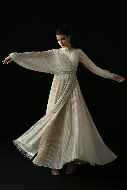 Elan | Pret Crepusule | CRISTAL DE LUNE (EP-21304) XL Ivory Pure Chiffon