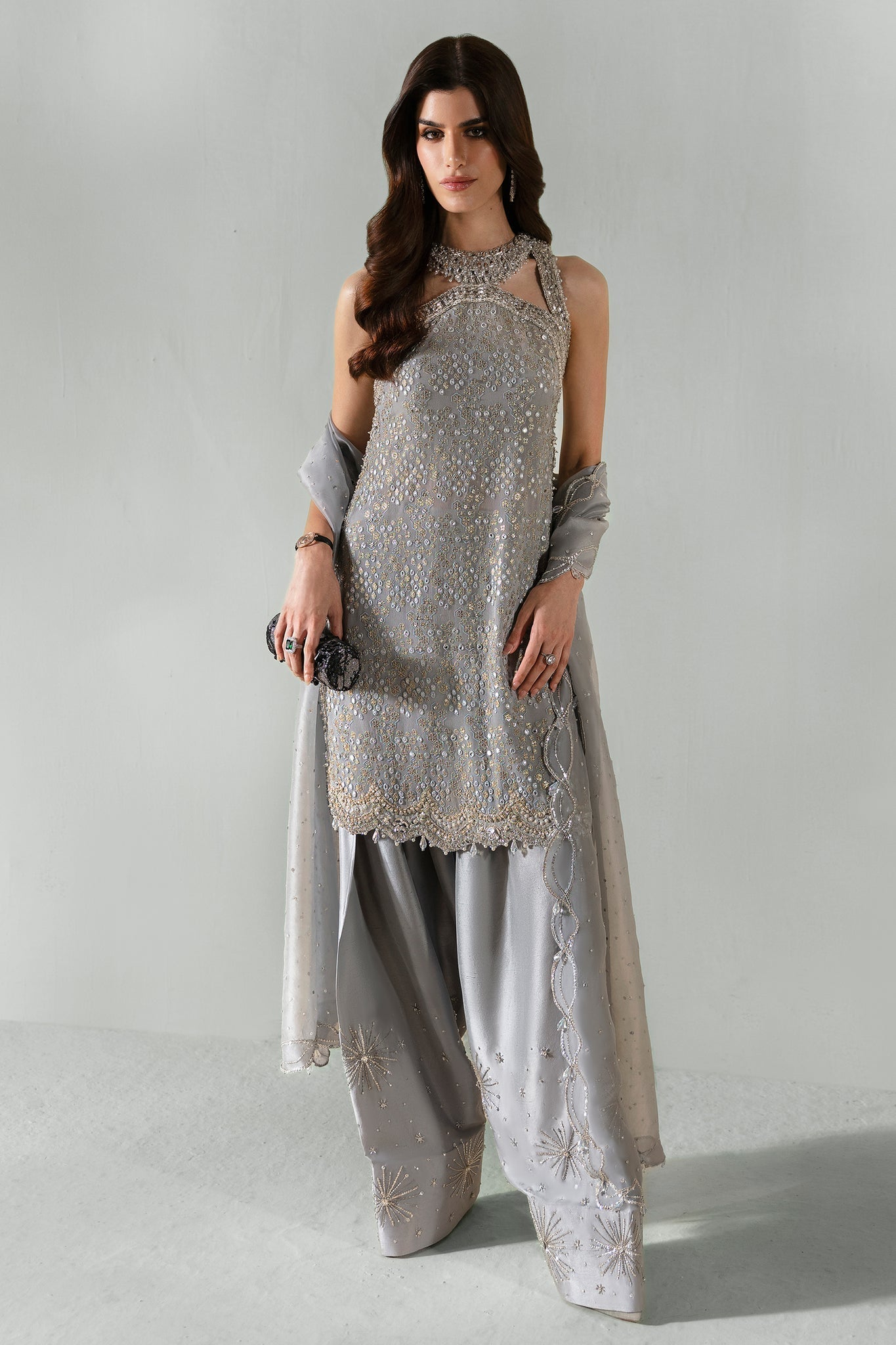 Elan | Pret Crepusule | ‰CLAT DE GLACE (EP-21307) XS Light Gray Shimmer