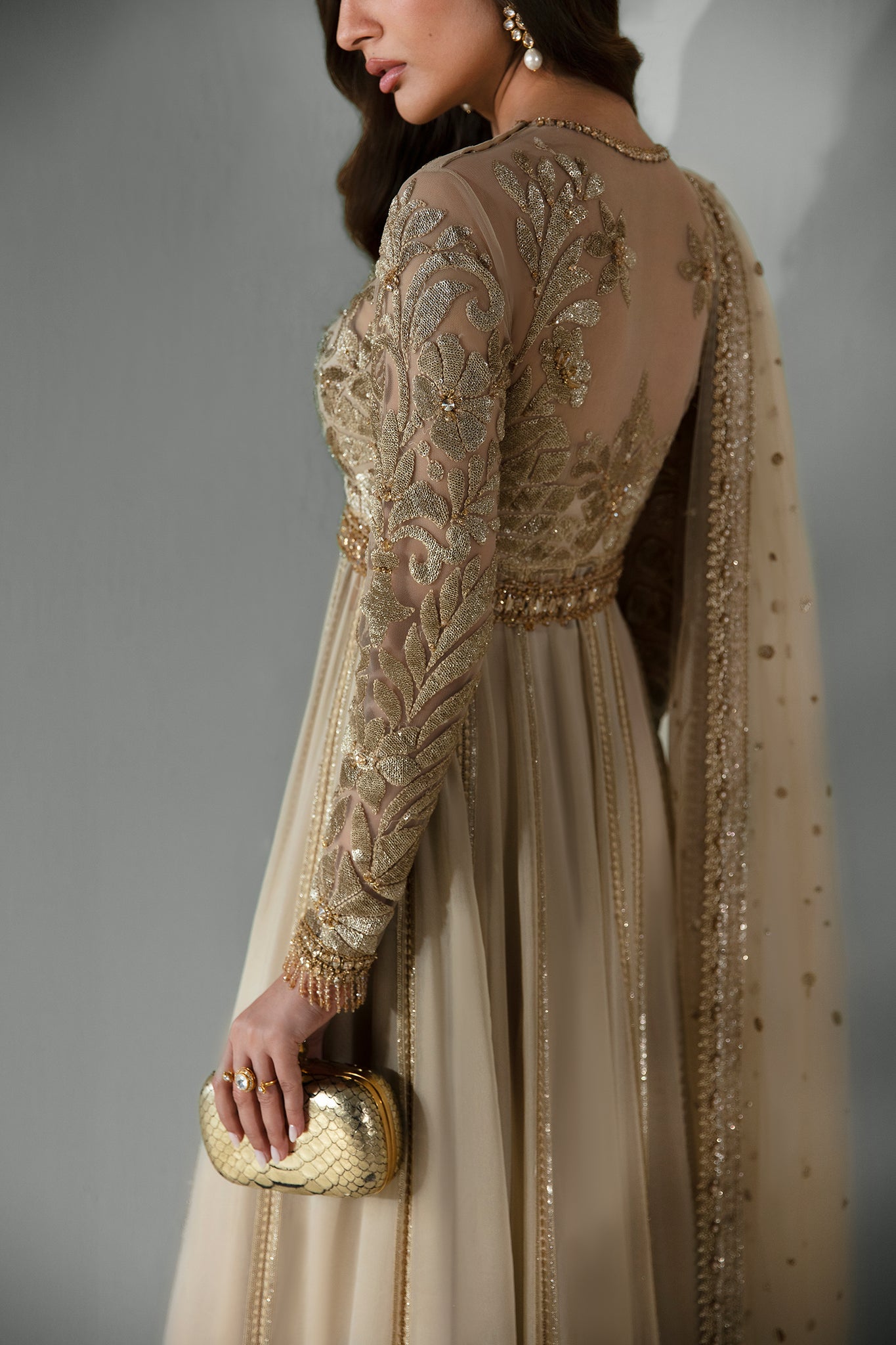 Elan | Pret Crepusule | NUIT C‰LESTE (EP-21303) M Golden Chiffon