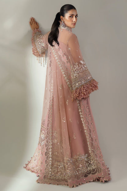 Elan | Wedding Festive 24 | CELESTIAL PETALS (EC24-07) S Blush Pink Poly Organza