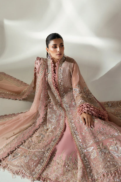 Elan | Wedding Festive 24 | CELESTIAL PETALS (EC24-07) M Blush Pink Poly Organza