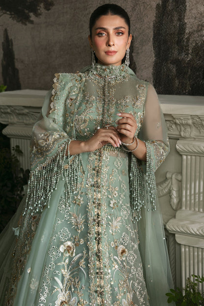 Elan | Wedding Festive 24 | SEA OF SERENITY (EC24-06) L Mint Green Poly Organza