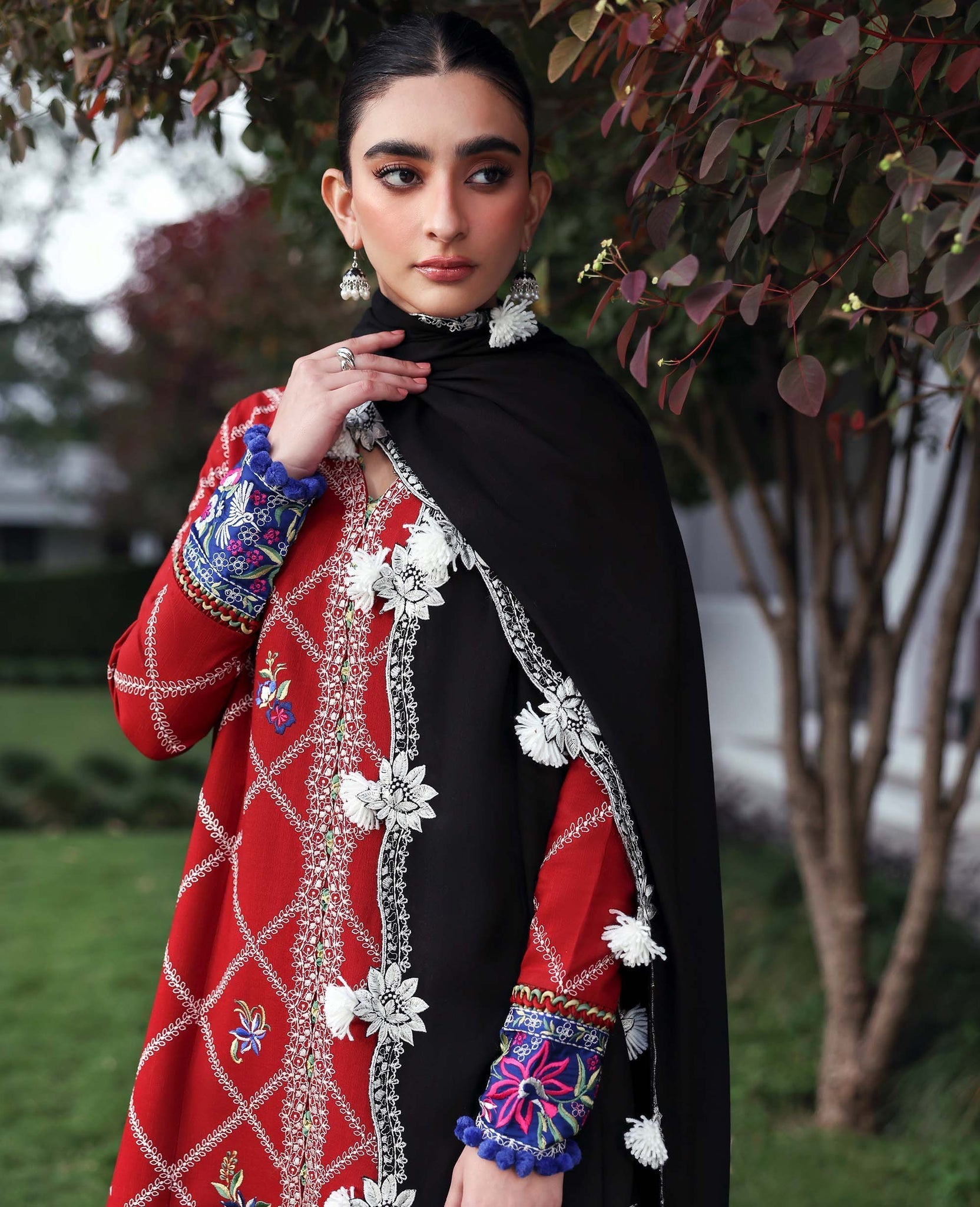 Republic Womenswear | Amaris Luxury Shawl 25 | Elara by Republic Womenswear - Designer Dress  - Type : Ladies Clothes - Available at Saira Sultan - 100% Original 