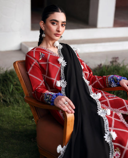 Republic Womenswear | Amaris Luxury Shawl 25 | Elara by Republic Womenswear - Designer Dress  - Type : Ladies Clothes - Available at Saira Sultan - 100% Original 