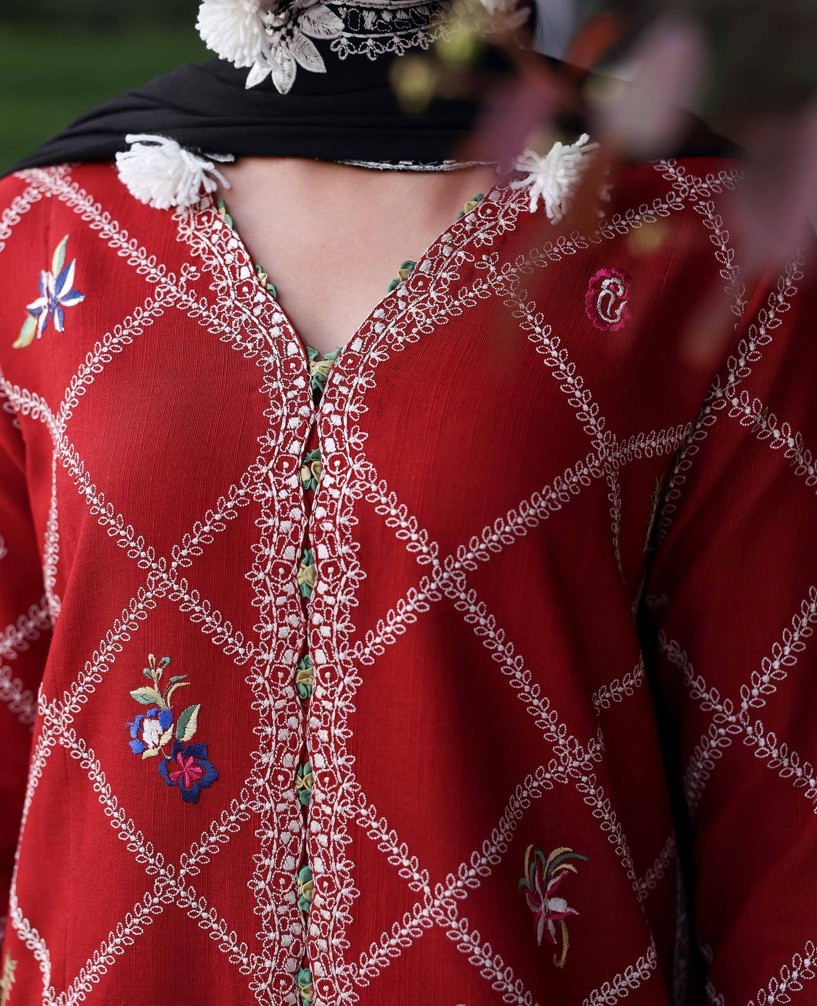 Republic Womenswear | Amaris Luxury Shawl 25 | Elara by Republic Womenswear - Designer Dress  - Type : Ladies Clothes - Available at Saira Sultan - 100% Original 