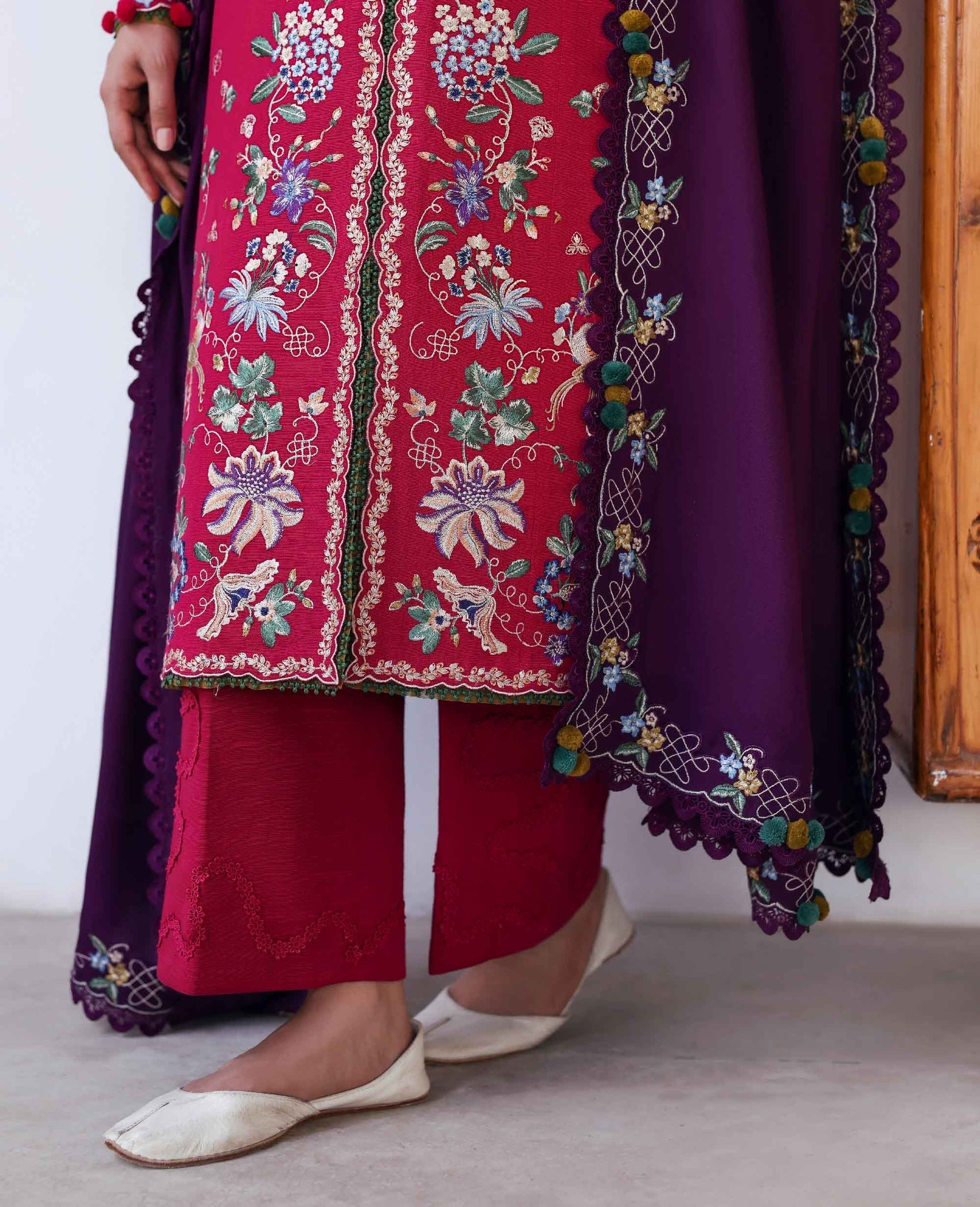 Republic Womenswear | Amaris Luxury Shawl 25 | Elaria by Republic Womenswear - Designer Dress  - Type : Ladies Clothes - Available at Saira Sultan - 100% Original 