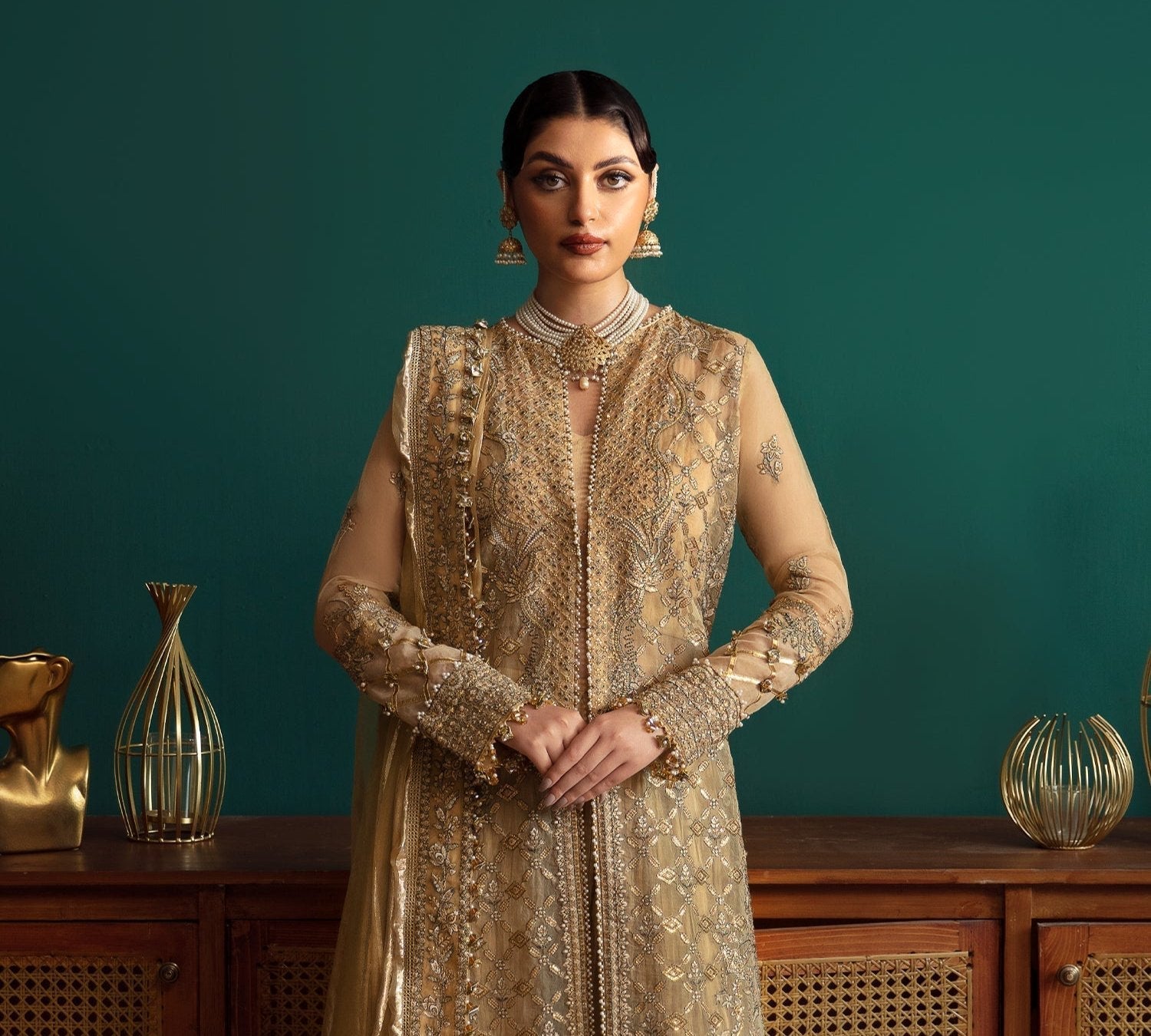 Eleshia | Zarin Wedding Formals 24 |  ELANA - Pakistani Designer Dress - by Eleshia | Type: Ladies Clothes - 100% Original at Saira Sultan