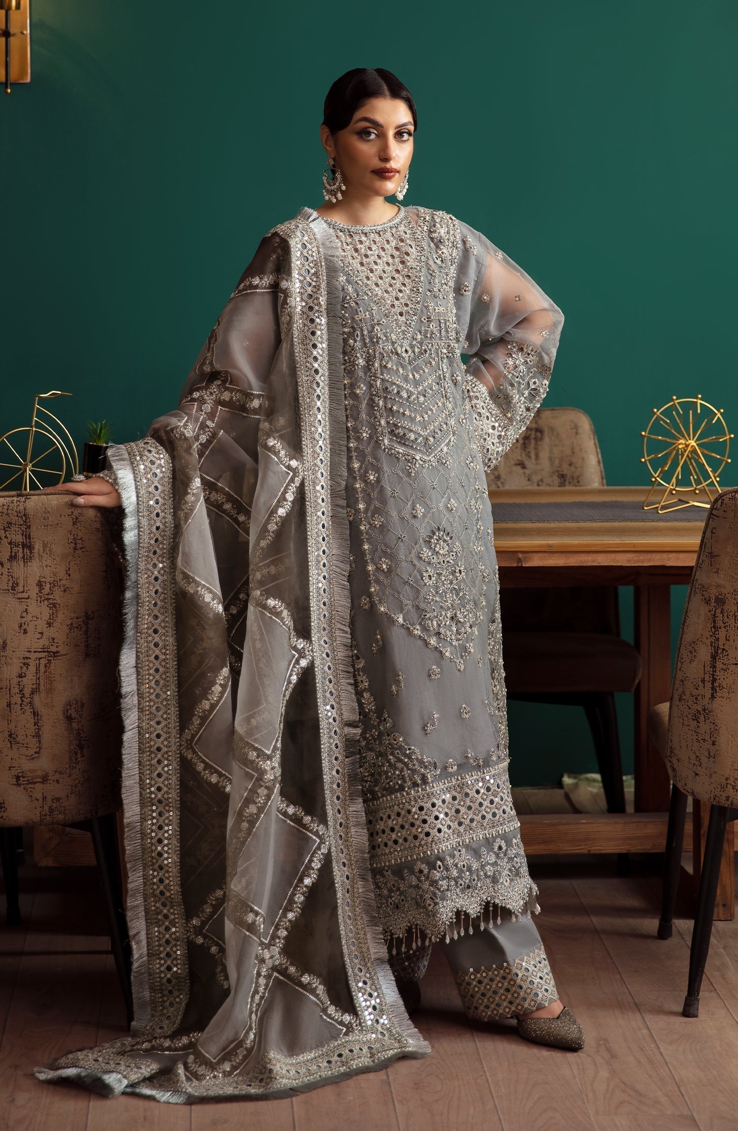 Eleshia | Zarin Wedding Formals 24 |  SHERINE - Pakistani Designer Dress - by Eleshia | Type: Ladies Clothes - 100% Original at Saira Sultan