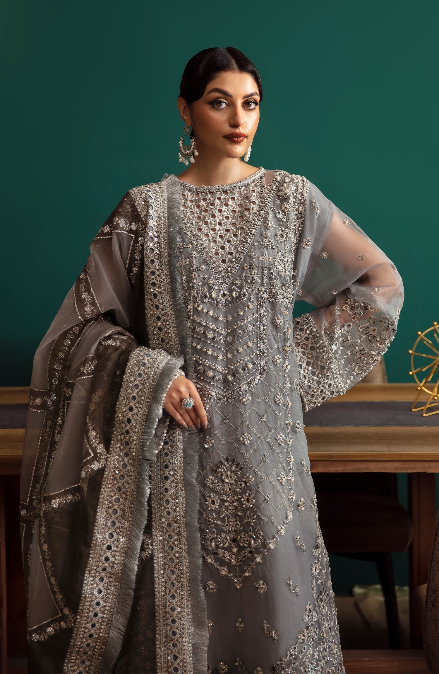Eleshia | Zarin Wedding Formals 24 |  SHERINE - Pakistani Designer Dress - by Eleshia | Type: Ladies Clothes - 100% Original at Saira Sultan