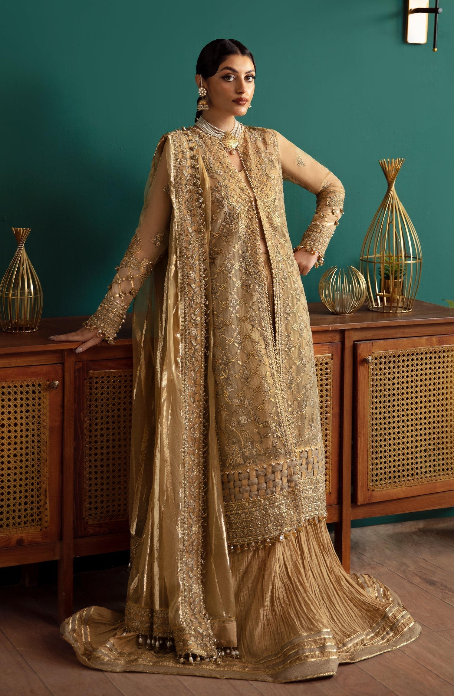 Eleshia | Zarin Wedding Formals 24 |  ELANA - Pakistani Designer Dress - by Eleshia | Type: Ladies Clothes - 100% Original at Saira Sultan