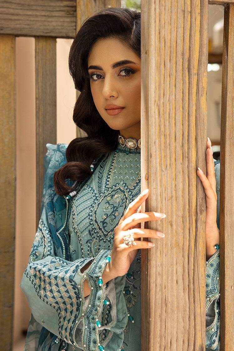 Ellena | Luxury Embroidered Collection | D25 - Pakistani Designer Dress - by Ellena | Type: Luxury - 100% Original at Saira Sultan