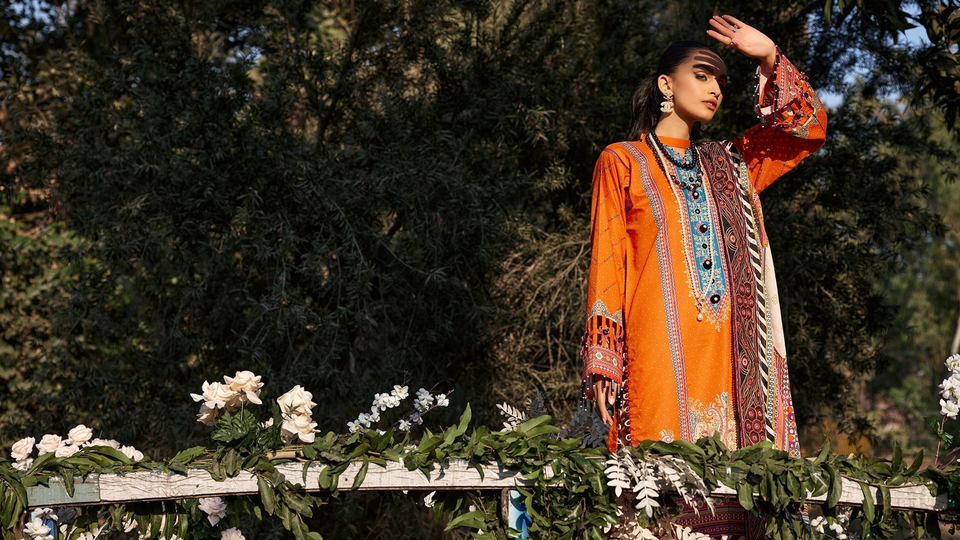 Ellena | Luxury Embroidered Collection | D13 - Pakistani Designer Dress - by Ellena | Type: Luxury - 100% Original at Saira Sultan