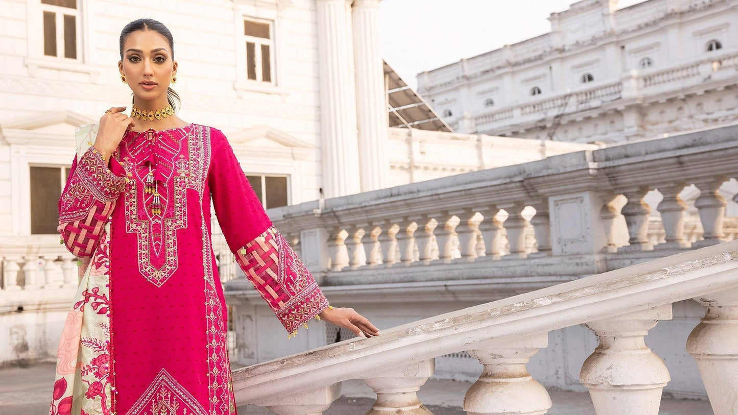 Ellena | Luxury Embroidered Collection | D12 - Pakistani Designer Dress - by Ellena | Type: Luxury - 100% Original at Saira Sultan