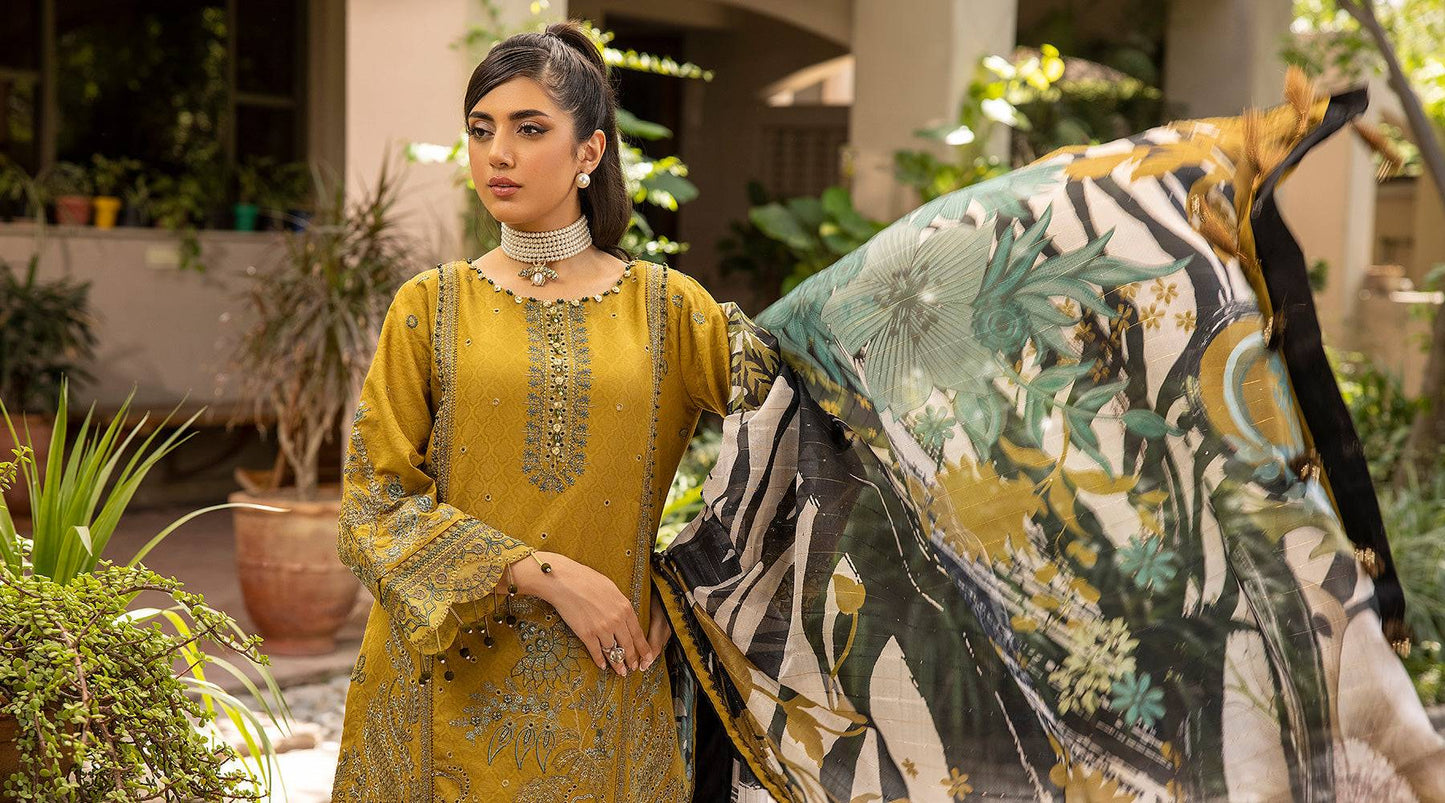 Ellena | Luxury Embroidered Collection | D17 - Pakistani Designer Dress - by Ellena | Type: Luxury - 100% Original at Saira Sultan
