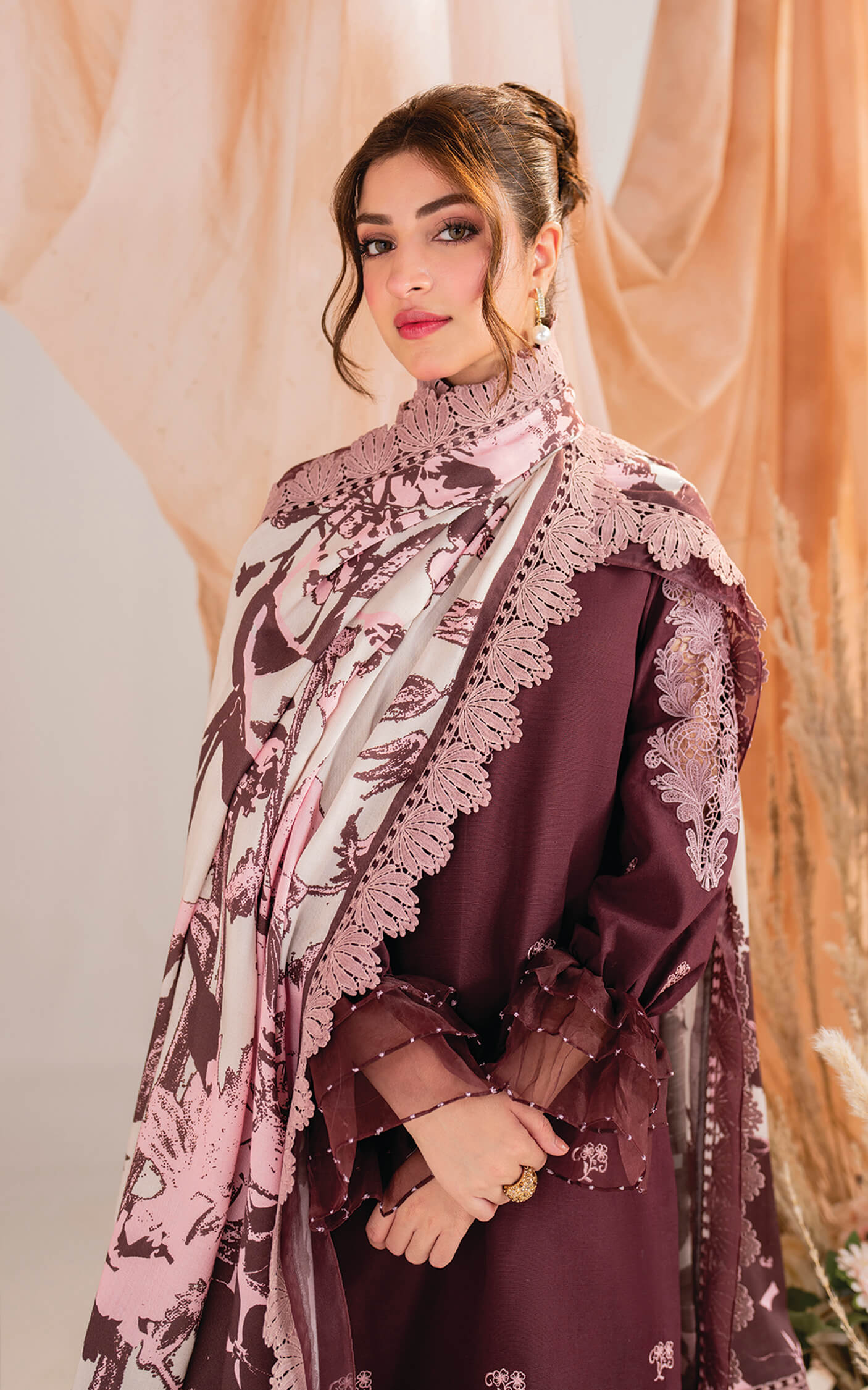 Asifa and Nabeel | Winter Meraki 24 | Elysian-MW-12 - Pakistani Designer Dress - by Asifa and Nabeel | Type: Ladies Clothes - 100% Original at Saira Sultan