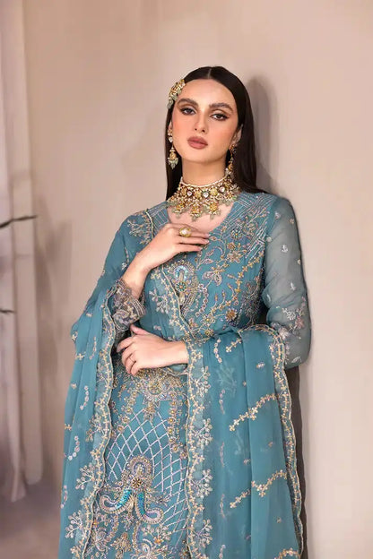 Emaan Adeel | Romansiyyah Luxury Formals 23 | RM-05 MIYASA - Pakistani Designer Dress - by Emaan Adeel | Type: Formal - 100% Original at Saira Sultan