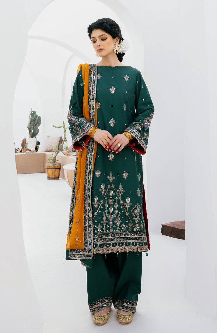Emaan Adeel | Gul Mohr Eid Pret | NUHA - Pakistani Designer Dress - by Emaan Adeel | Type: Luxury - 100% Original at Saira Sultan