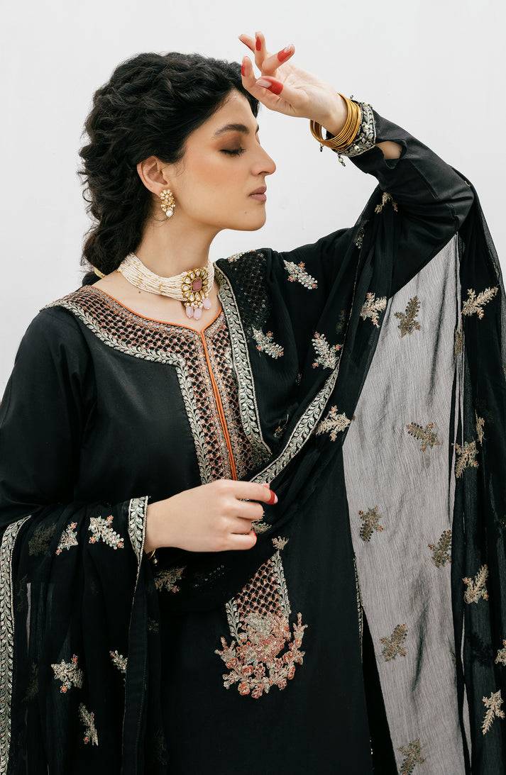 Emaan Adeel | Gul Mohr Eid Pret | MAHLAKA - Pakistani Designer Dress - by Emaan Adeel | Type: Luxury - 100% Original at Saira Sultan