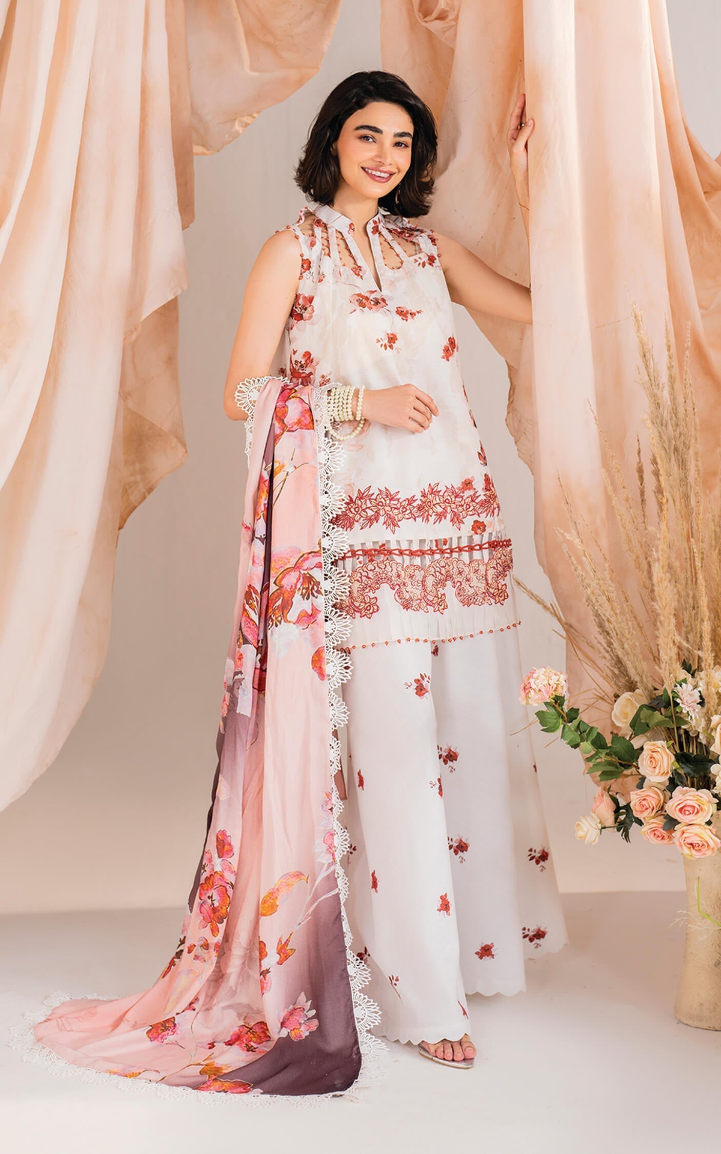 Asifa and Nabeel | Winter Meraki 24 | Embroider-MW-15 - Pakistani Designer Dress - by Asifa and Nabeel | Type: Ladies Clothes - 100% Original at Saira Sultan