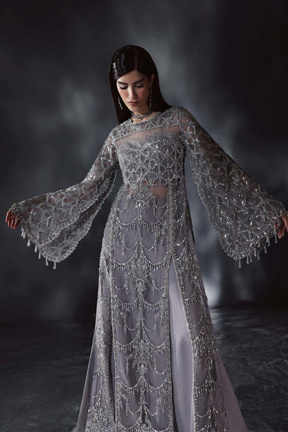 Enzo | Chateau De Lumiere | Raffin©e S Steel Gray Hue Organza