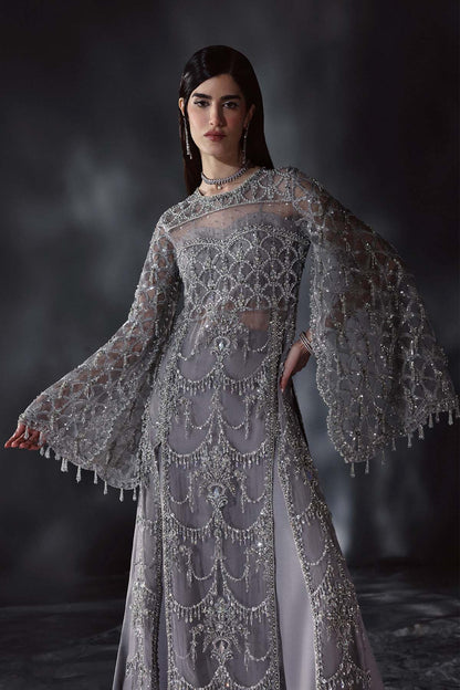 Enzo | Chateau De Lumiere | Raffin©e M Steel Gray Hue Organza