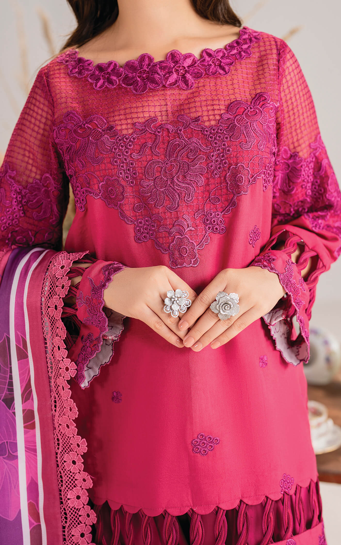 Asifa and Nabeel | Winter Meraki 24 | Essence-MW-14 - Pakistani Designer Dress - by Asifa and Nabeel | Type: Ladies Clothes - 100% Original at Saira Sultan