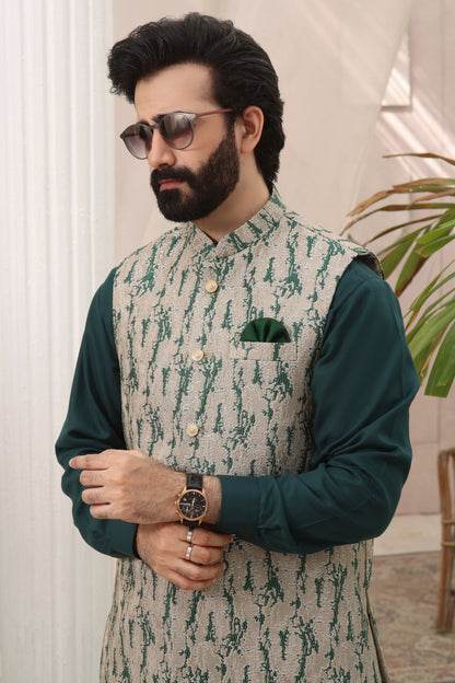 TGM | Men Fancy Wedding | Evergreen Jade (3 Piece) X-Large