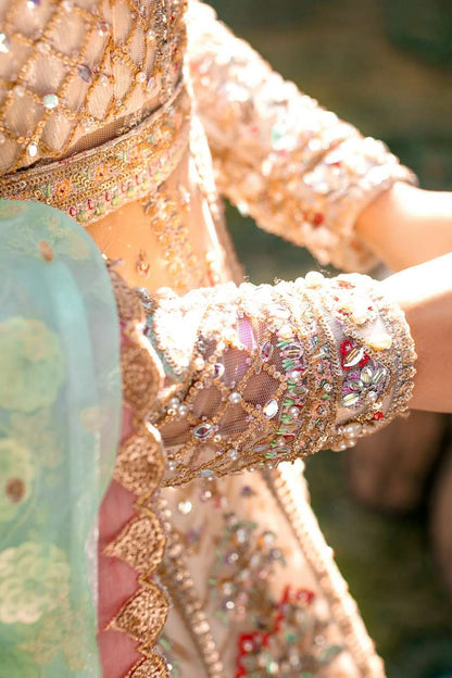 Ezra | Wedding Collection | Sage - Pakistani Designer Dress - by Ezra | Type: Bridal - 100% Original at Saira Sultan