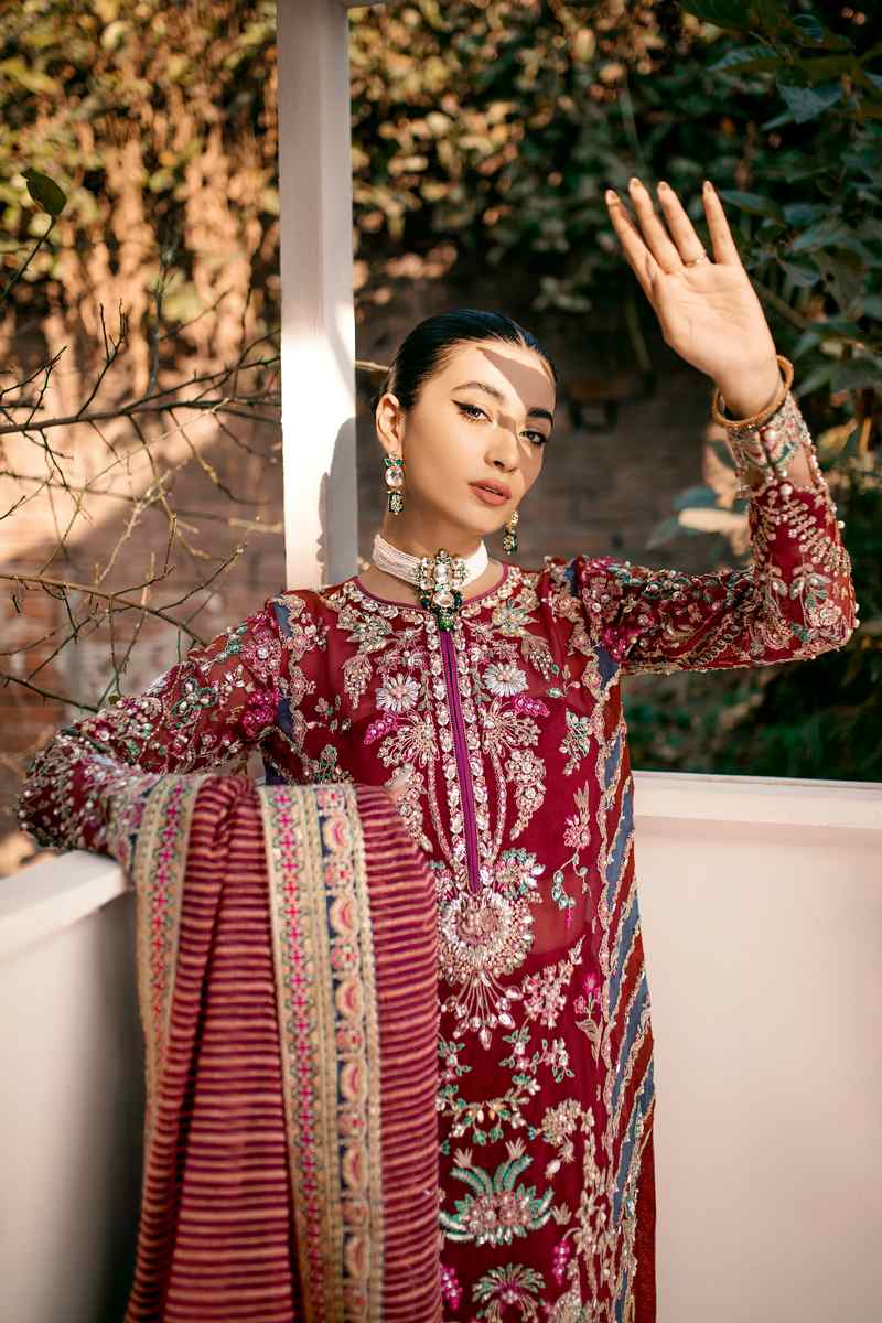 Ezra | Wedding Collection | Poppy - Pakistani Designer Dress - by Ezra | Type: Bridal - 100% Original at Saira Sultan