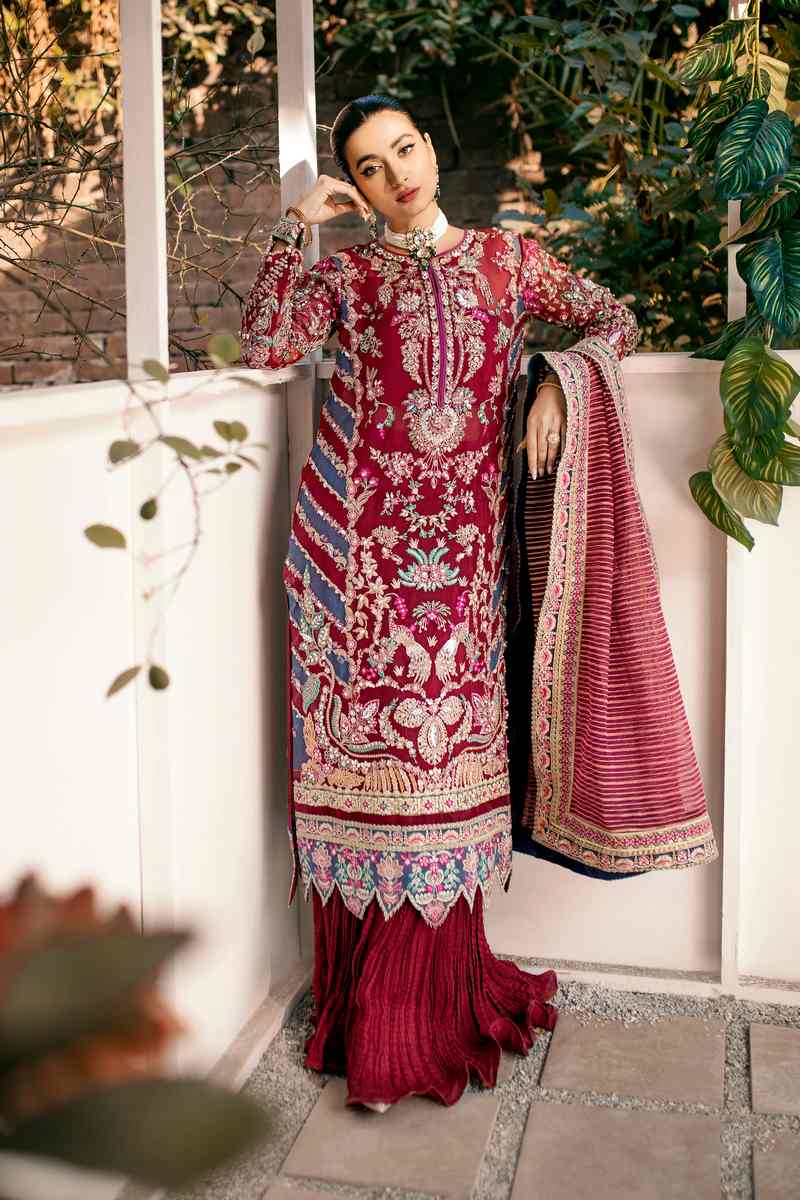 Ezra | Wedding Collection | Poppy - Pakistani Designer Dress - by Ezra | Type: Bridal - 100% Original at Saira Sultan