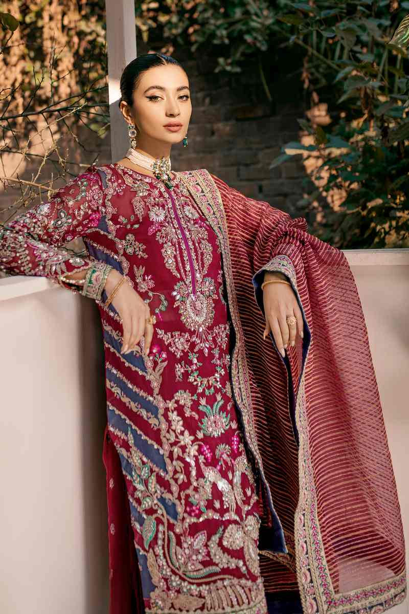 Ezra | Wedding Collection | Poppy - Pakistani Designer Dress - by Ezra | Type: Bridal - 100% Original at Saira Sultan