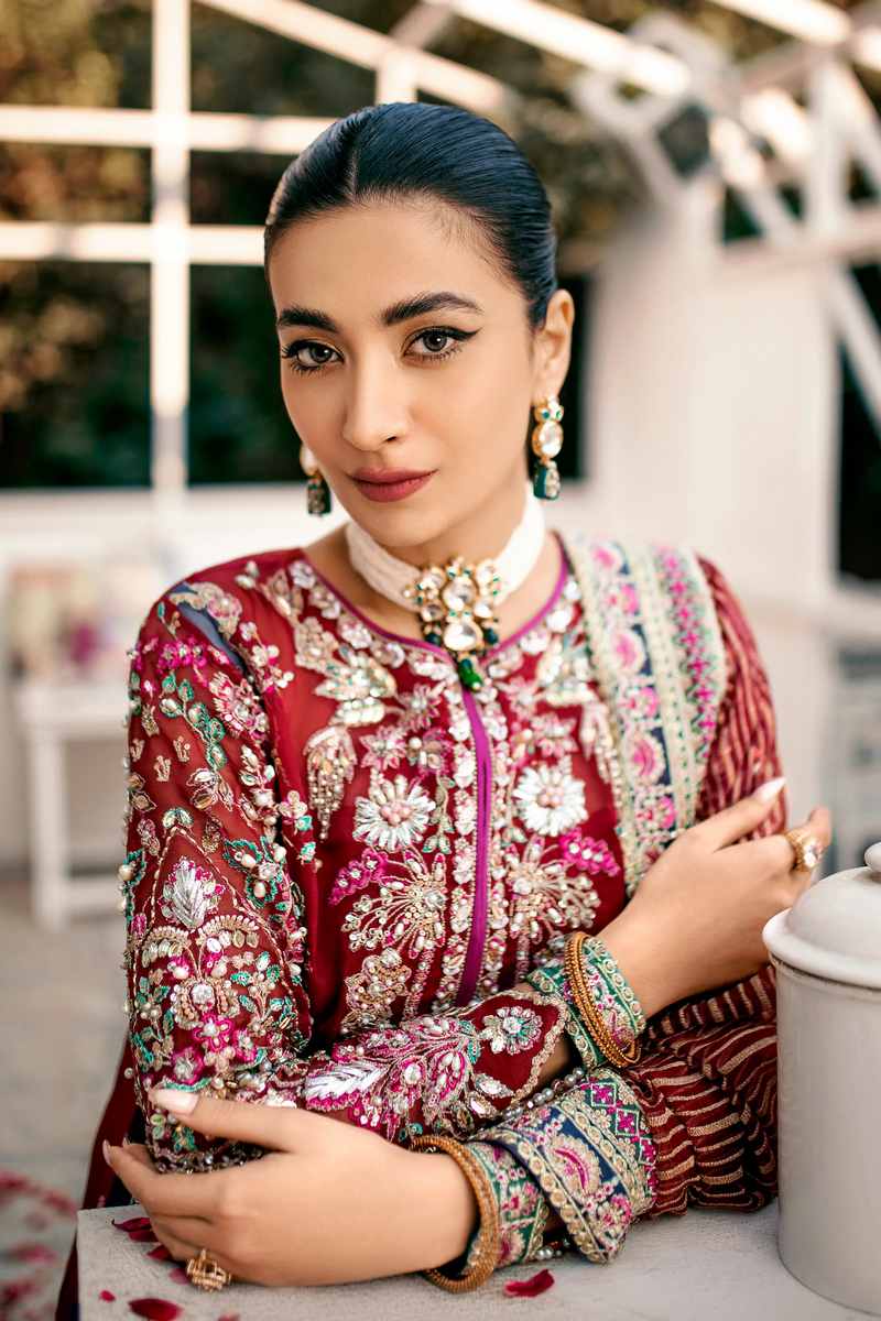 Ezra | Wedding Collection | Poppy - Pakistani Designer Dress - by Ezra | Type: Bridal - 100% Original at Saira Sultan