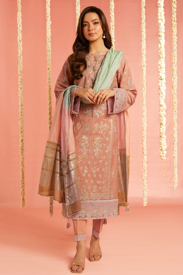 Al Karam | Festive Summer 25 | RTS | SHIRT, TROUSER & DUPATTA 04 - Pakistani Designer Dress - by Al Karam - Type : Ladies Clothes - 100% Original at Saira Sultan
