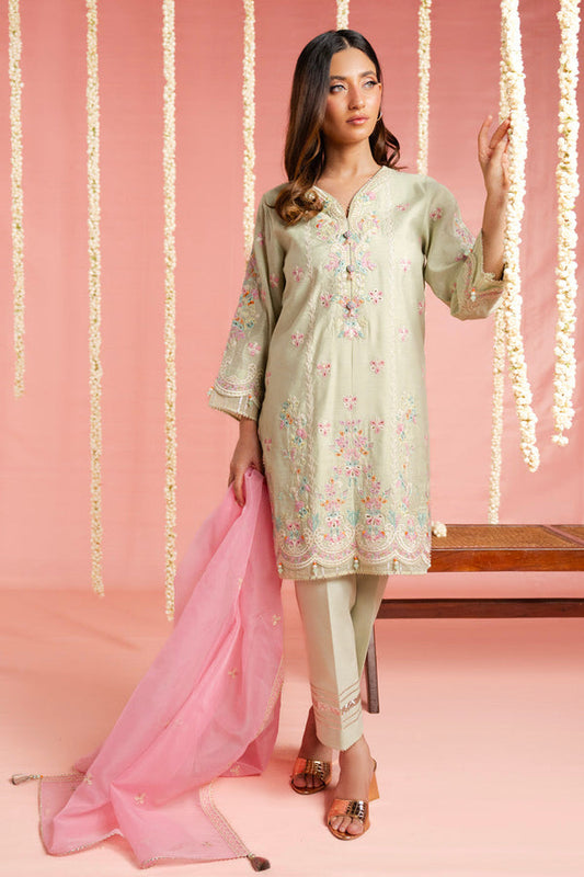 Al Karam | Festive Summer 25 | RTS | SHIRT, TROUSER & DUPATTA 06 - Pakistani Designer Dress - by Al Karam - Type : Ladies Clothes - 100% Original at Saira Sultan