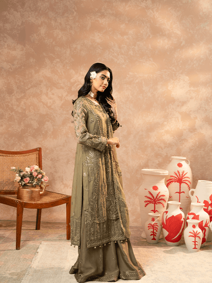 Zebtan | Zeenat Festive Collection | ZN-04 - Pakistani Designer Dress - by Zebtan | Type: Luxury - 100% Original at Saira Sultan