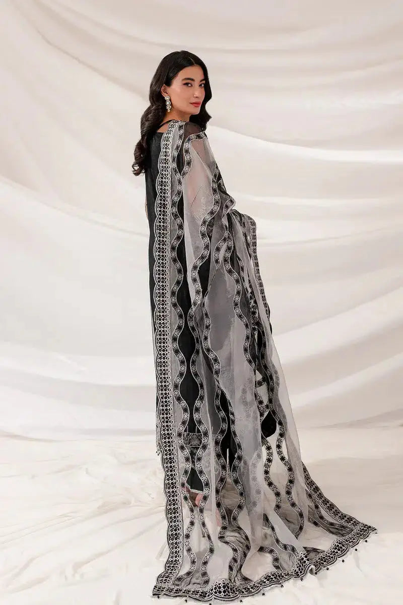 Farasha | Lumiere Luxury Collection 23 | Black Swan - Pakistani Designer Dress - by Farasha | Type: Formal - 100% Original at Saira Sultan