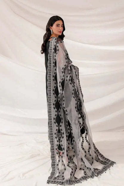 Farasha | Lumiere Luxury Collection 23 | Black Swan - Pakistani Designer Dress - by Farasha | Type: Formal - 100% Original at Saira Sultan