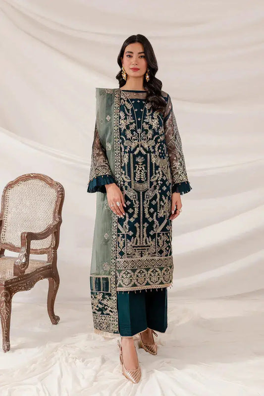 Farasha | Lumiere Luxury Collection 23 | Shamrock - Pakistani Designer Dress - by Farasha | Type: Formal - 100% Original at Saira Sultan