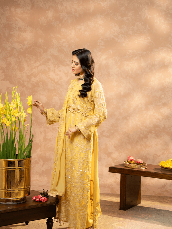 Zebtan | Zeenat Festive Collection | ZN-01 - Pakistani Designer Dress - by Zebtan | Type: Luxury - 100% Original at Saira Sultan