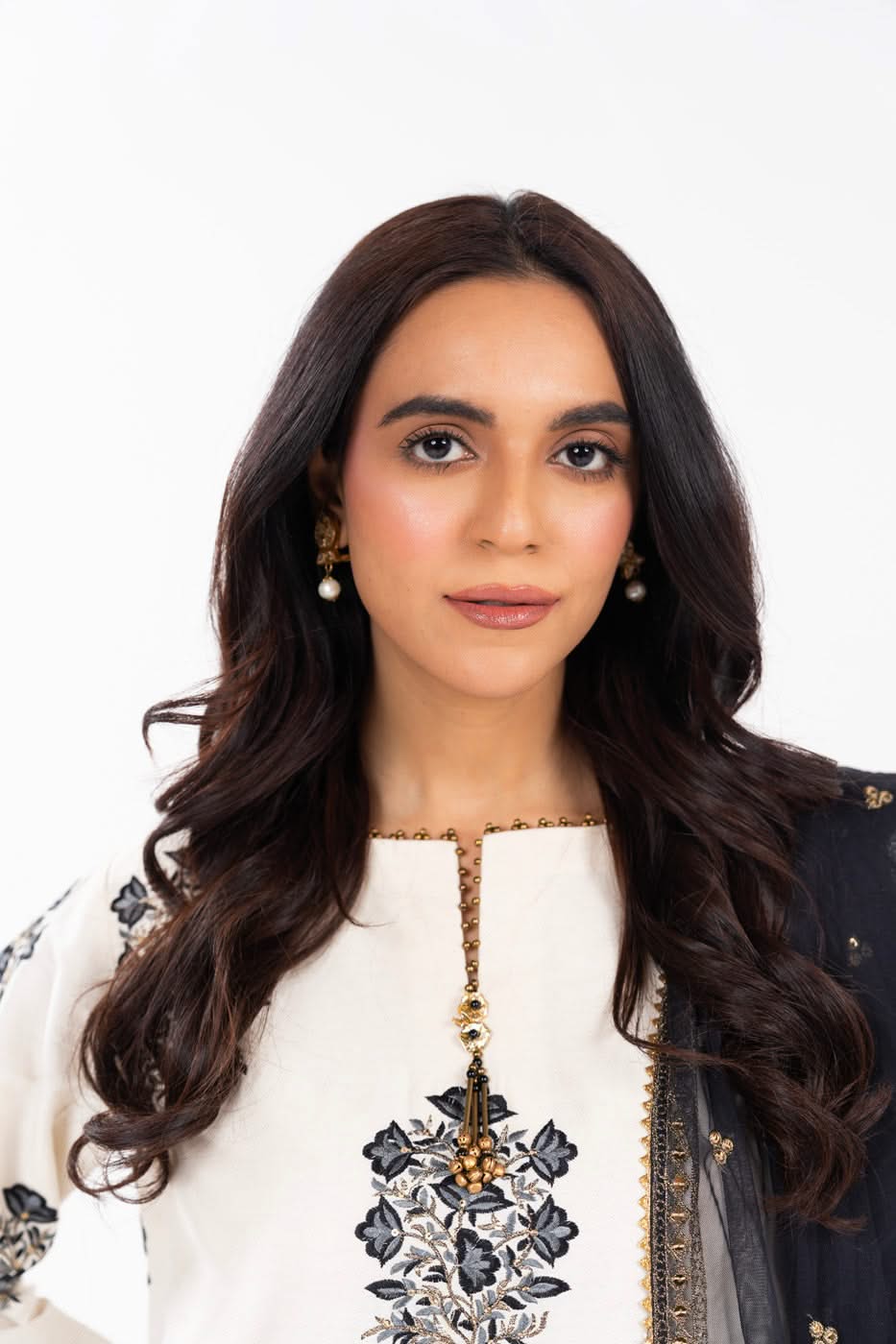 AlKaram | Festive Summer 25 | FC-30M-25-Off White L Off White Cotton Silk