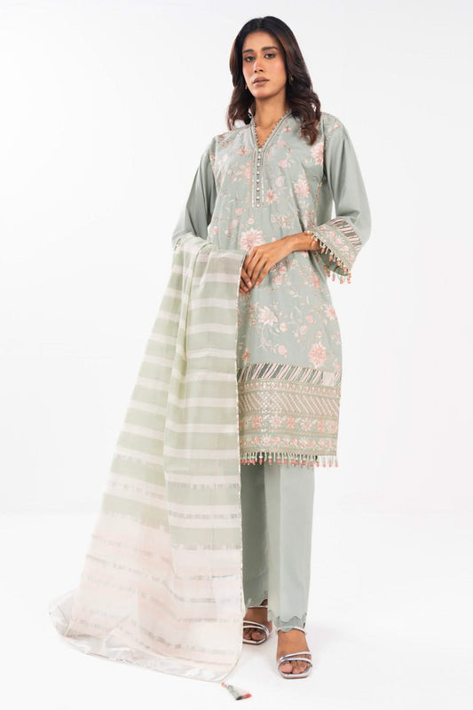 Al Karam | Festive Summer 25 | A-16 XS Light Gray Lawn