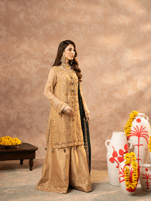 Zebtan | Zeenat Festive Collection | ZN-06 - Pakistani Designer Dress - by Zebtan | Type: Luxury - 100% Original at Saira Sultan