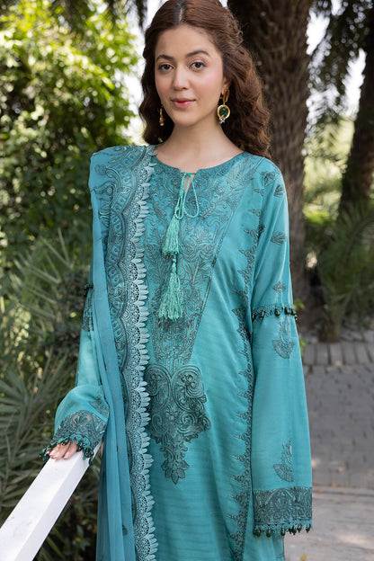 Raeesa Premium | Ferya Lawn | Noor E Fajar | Ferya | FD-03 - Pakistani Designer Dress - by Raeesa Premium | Type: Luxury - 100% Original at Saira Sultan