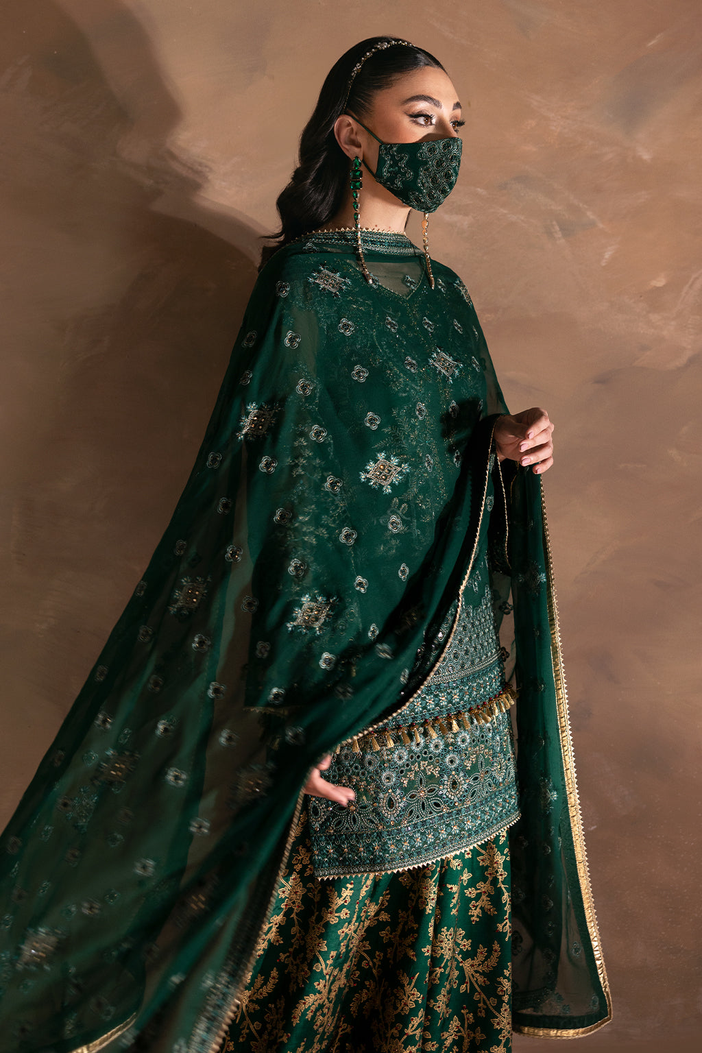 Flossie | Laconic Formals | FE - 901 B M Teal Green Chiffon