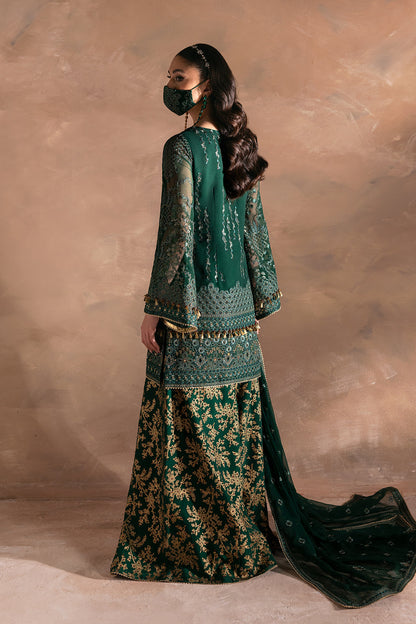 Flossie | Laconic Formals | FE - 901 B S Teal Green Chiffon