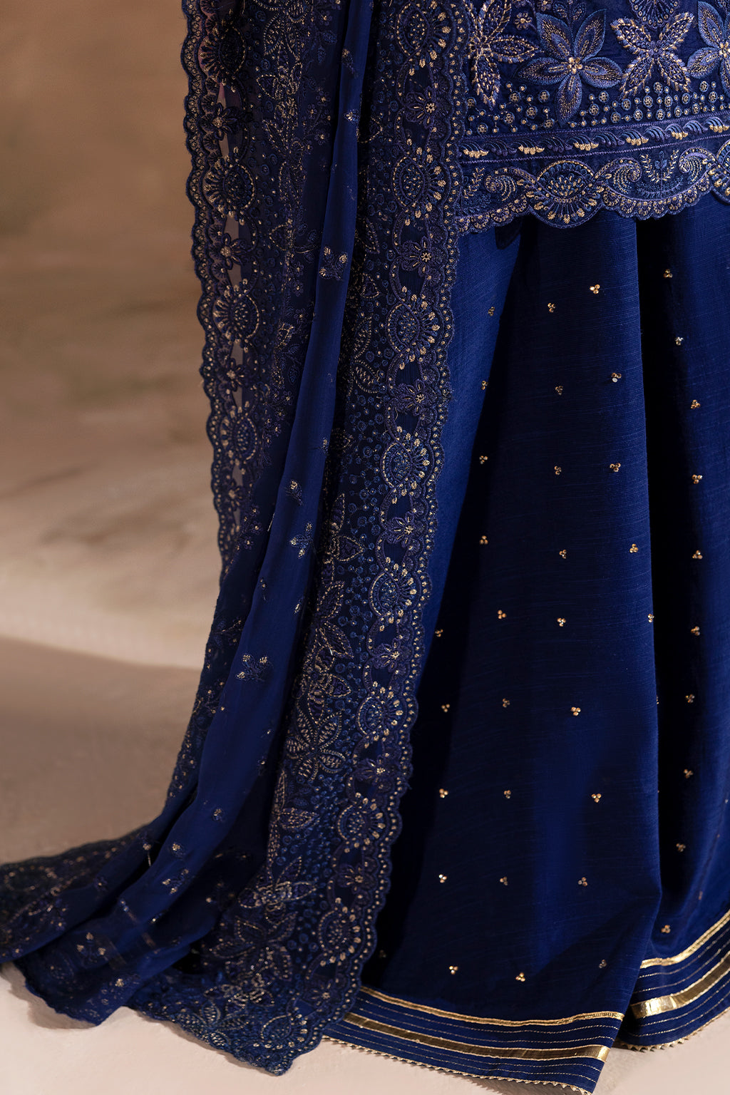 Flossie | Laconic Formals | FE - 902 B XL Navy Chiffon