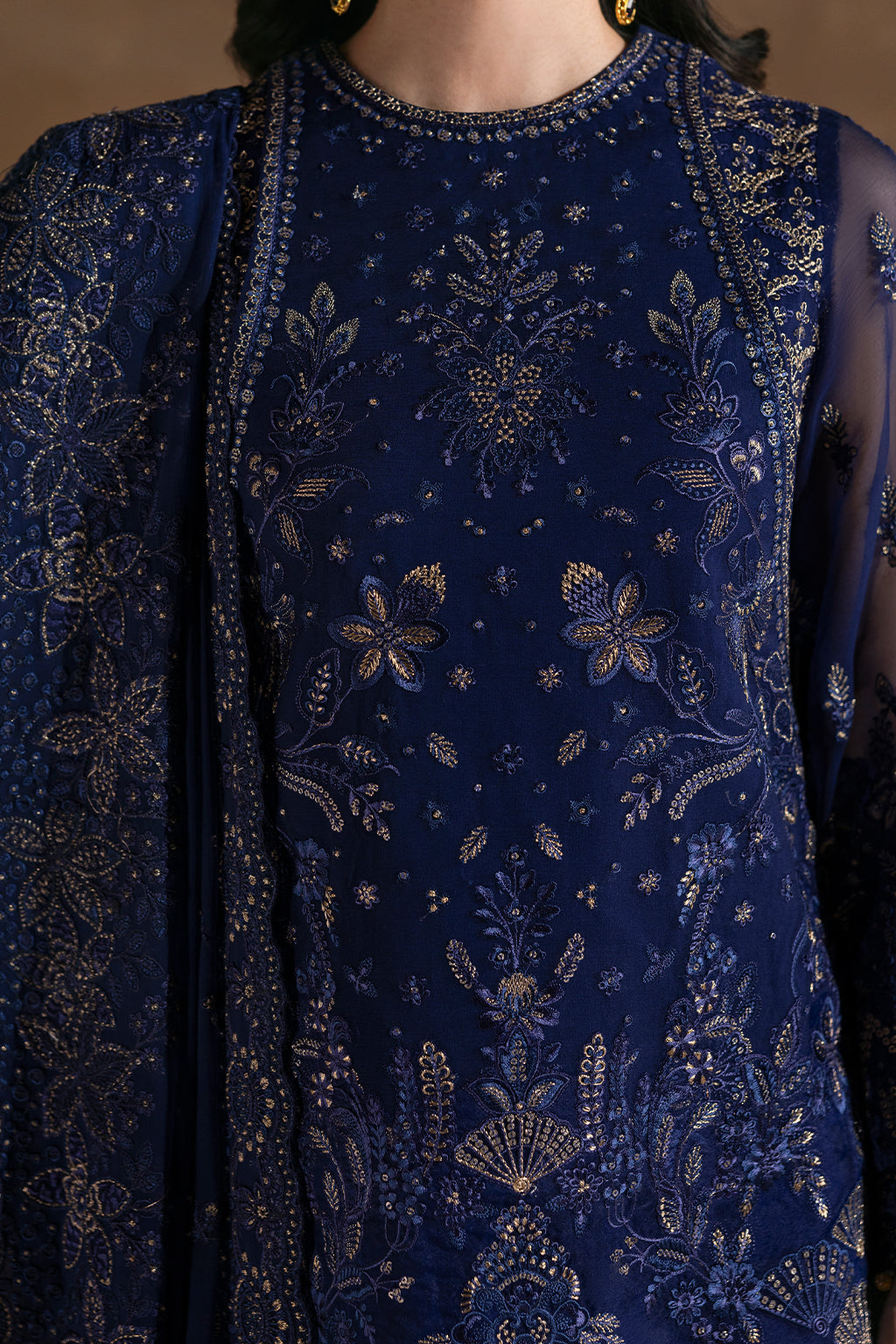 Flossie | Laconic Formals | FE - 902 B M Navy Chiffon