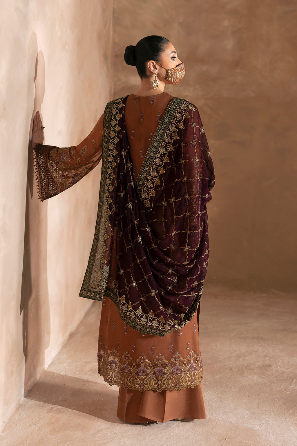 Flossie | Laconic Formals | FE - 904 S Mustard Brown Chiffon