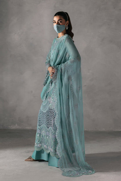 Flossie | Laconic Formals | FE - 905 A XS Light Blue Chiffon