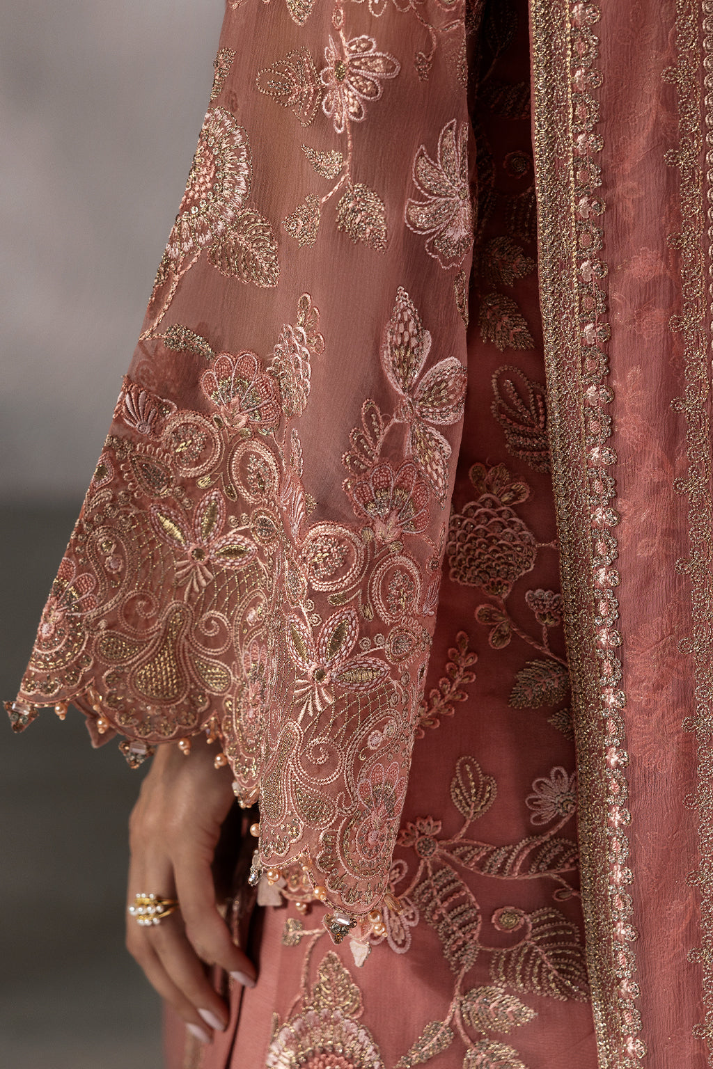 Flossie | Laconic Formals | FE - 907 B XL Champagne Pink Chiffon